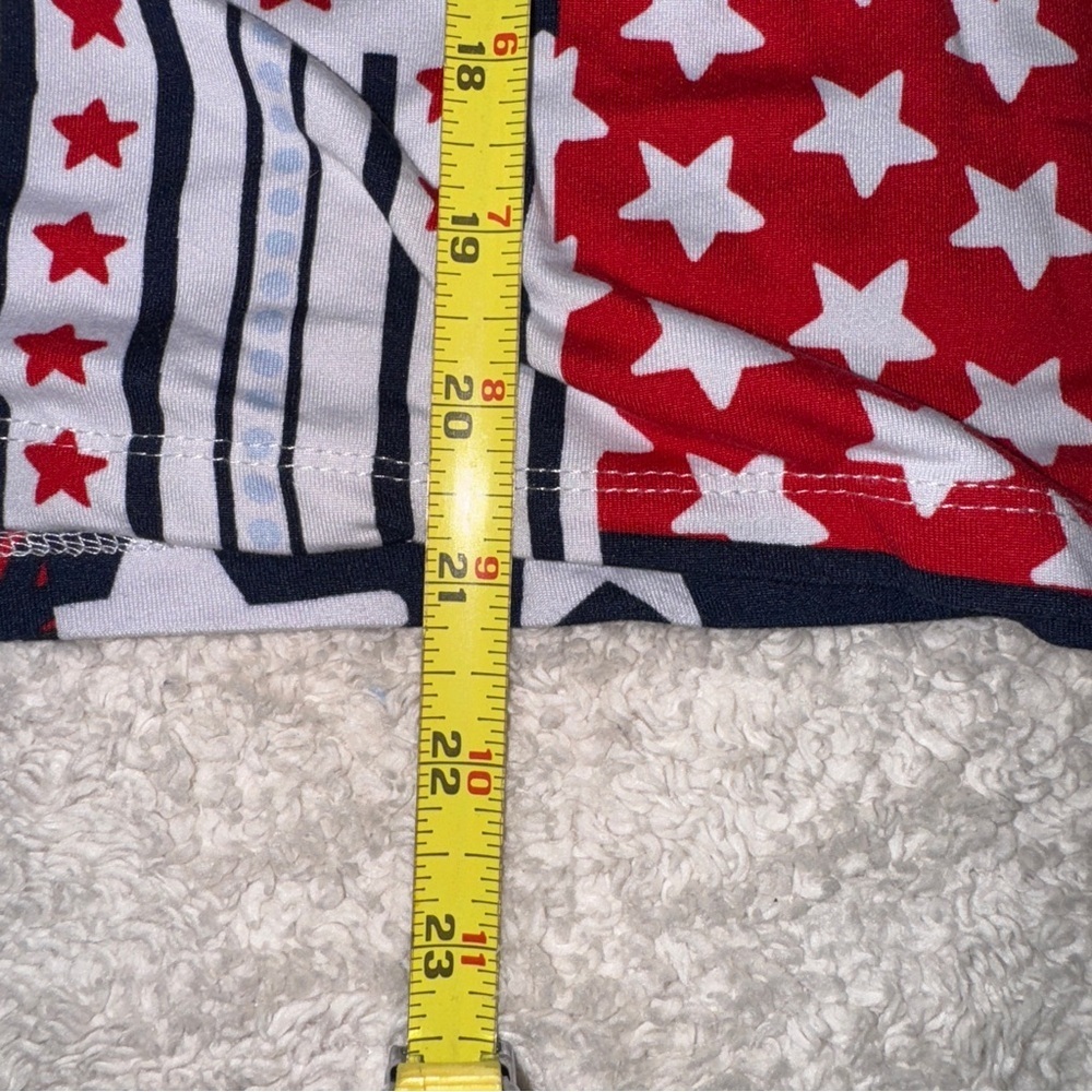 Patriotic Stars and Stripes short set Size Small - Picture 6 of 8